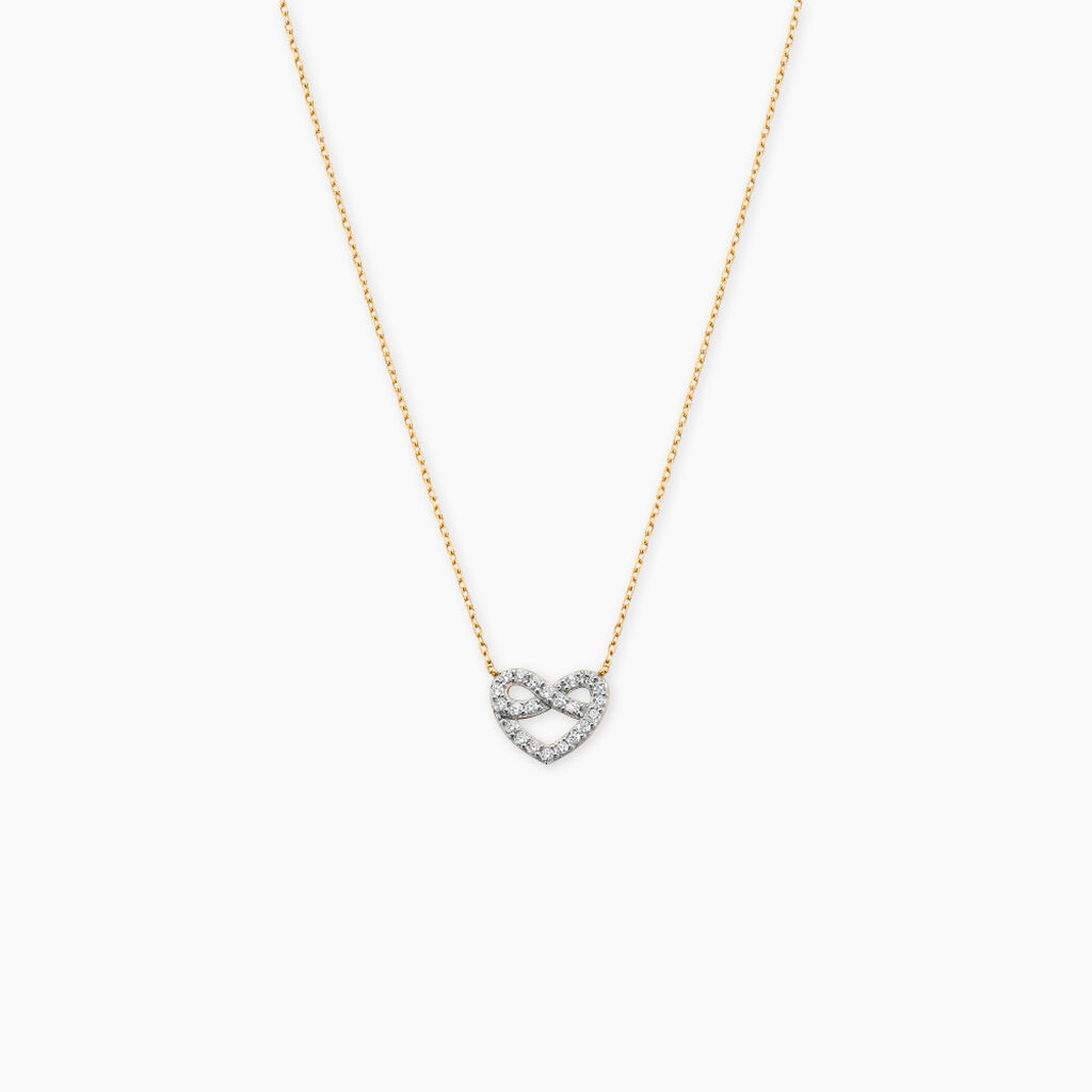 Collier Gwenneth Or Jaune Oxyde De Zirconium - Colliers avec pierres Femme | Marc Orian