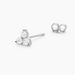 Boucles D'oreilles Puces Thylane Argent Blanc Oxyde De Zirconium - Puces Femme | Marc Orian