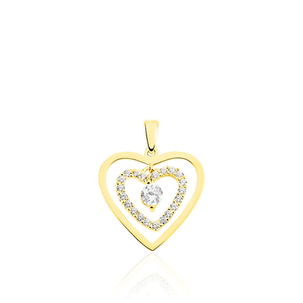 Pendentif Ademe Or Jaune Oxyde De Zirconium - Pendentifs Femme | Marc Orian