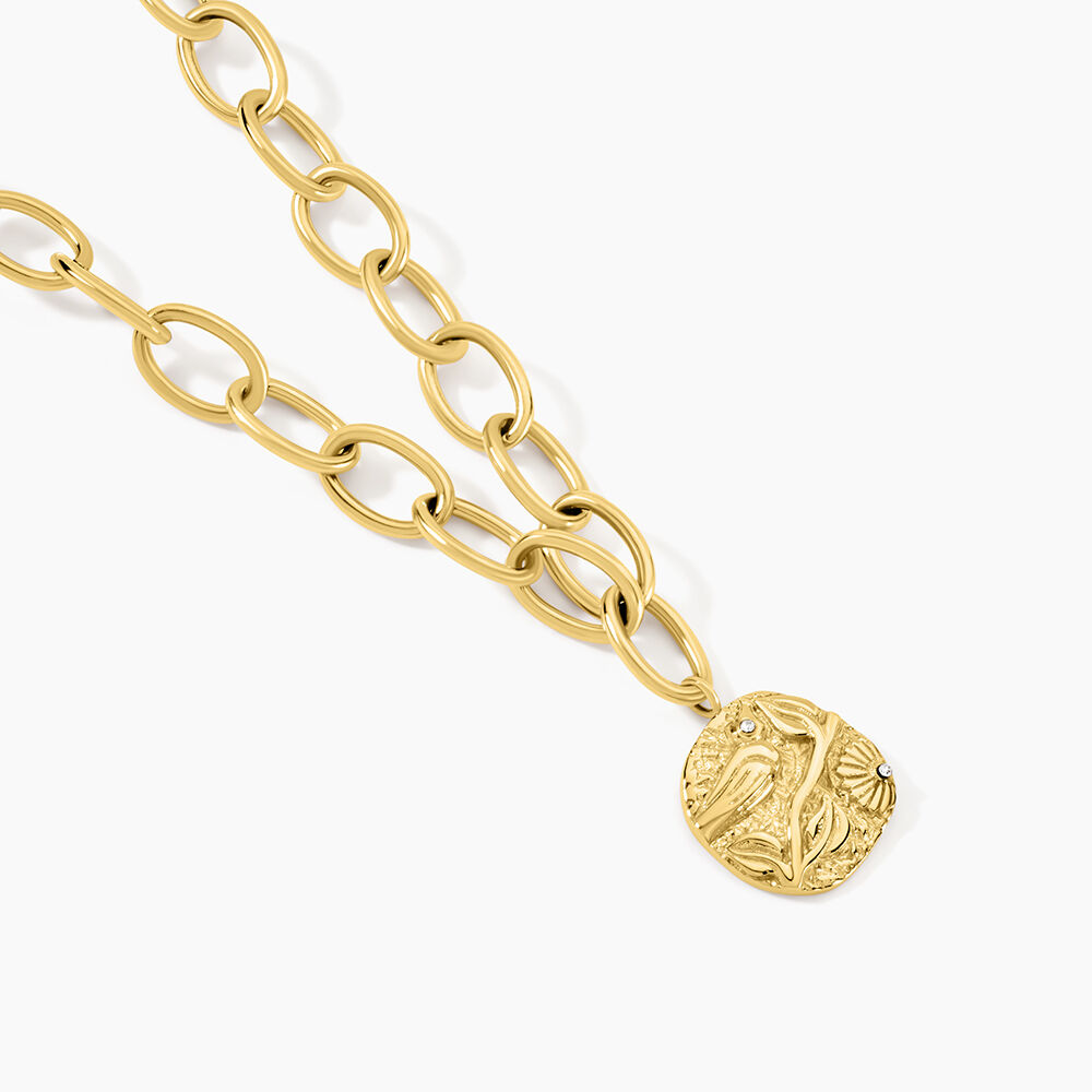 Collier Milina Acier Jaune Cristal - Colliers avec pierres Femme | Marc Orian