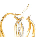 Cr&eacute;oles Ianis Or Bicolore - Cr&eacute;oles Femme | Marc Orian