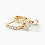 Cr&eacute;oles Antonija Or Jaune Diamant Synth&eacute;tique - Cr&eacute;oles Femme | Marc Orian