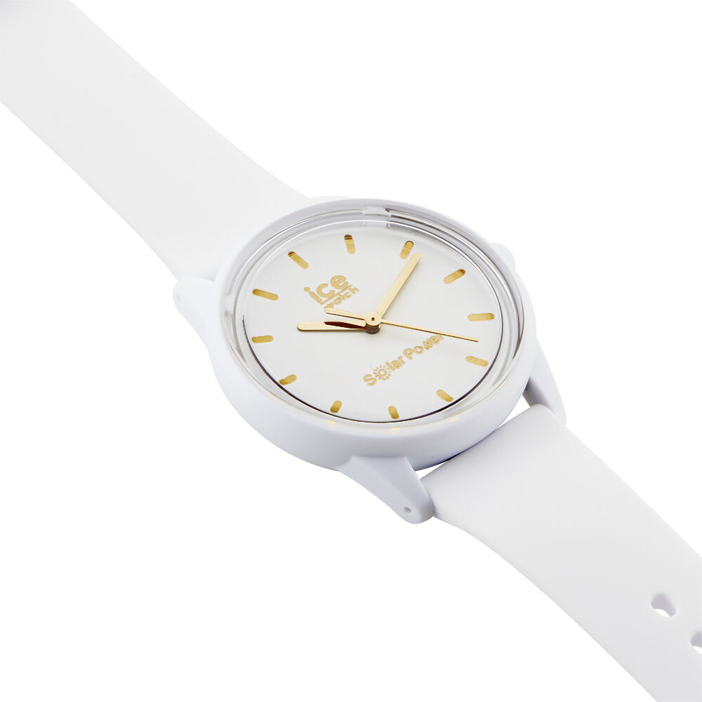 Montre Ice Watch Solar Power Blanc - Montres étanches Famille | Marc Orian
