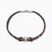 Bracelet Fabrice Acier Blanc - Bracelets cordons Homme | Marc Orian
