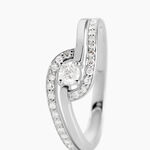 Bague Solitaire Vassilissa Or Blanc Diamant - Solitaires Femme | Marc Orian
