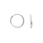 Cr&eacute;oles Argent Blanc Olympia - Cr&eacute;oles Femme | Marc Orian