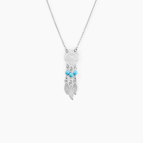 Collier Poehei Argent Blanc Cristaux De Swarovski - Colliers avec pierres Femme | Marc Orian