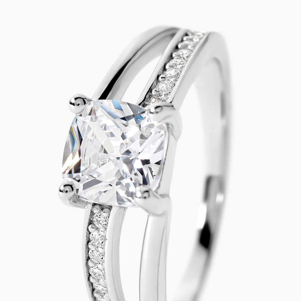 Bague Priscillienne Argent Blanc Oxyde De Zirconium - Bijoux fantaisie Femme | Marc Orian