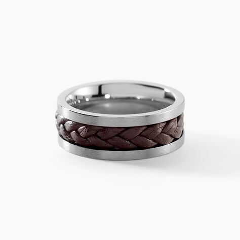 Bague Ally Acier Blanc - Bijoux fantaisie Homme | Marc Orian