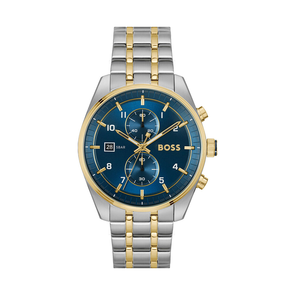 Montre Boss Skytraveller Bleu - Montres &eacute;tanches Homme | Marc Orian