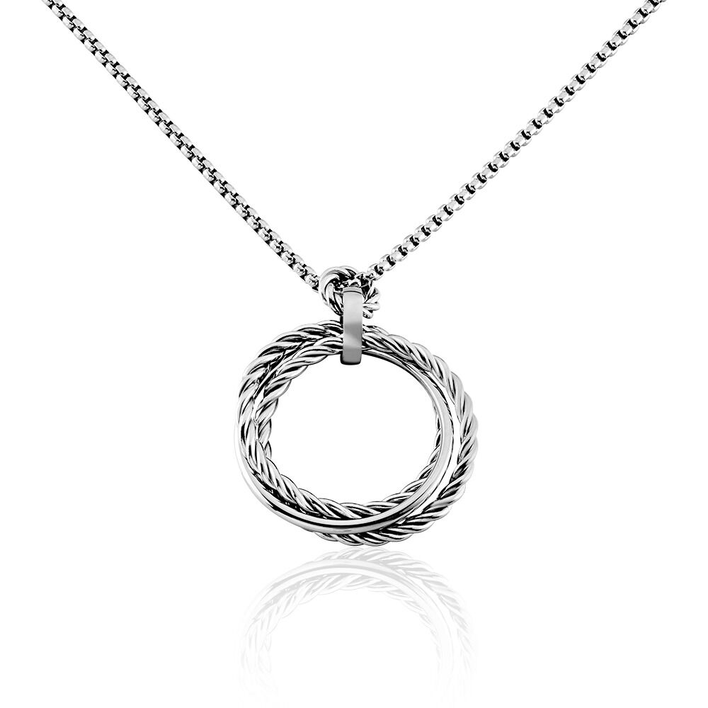 Collier Sautoir Acier Blanc Galaad - Sautoirs Femme | Marc Orian