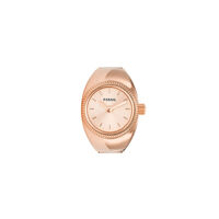 Montre Fossil Watch Ring Rose