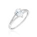 Bague Or Blanc Marinda Oxyde De Zirconium - Solitaires Femme | Marc Orian