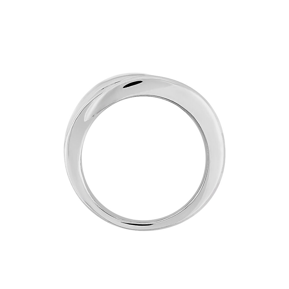 Bague Cleia Acier Blanc - Bagues grosses Femme | Marc Orian