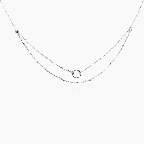 Collier Dayana Argent Blanc - Colliers ras du cou Femme | Marc Orian