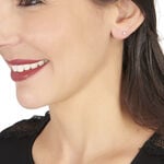 Boucles D'oreilles Puces Victoria Or Blanc Diamant - Puces Femme | Marc Orian