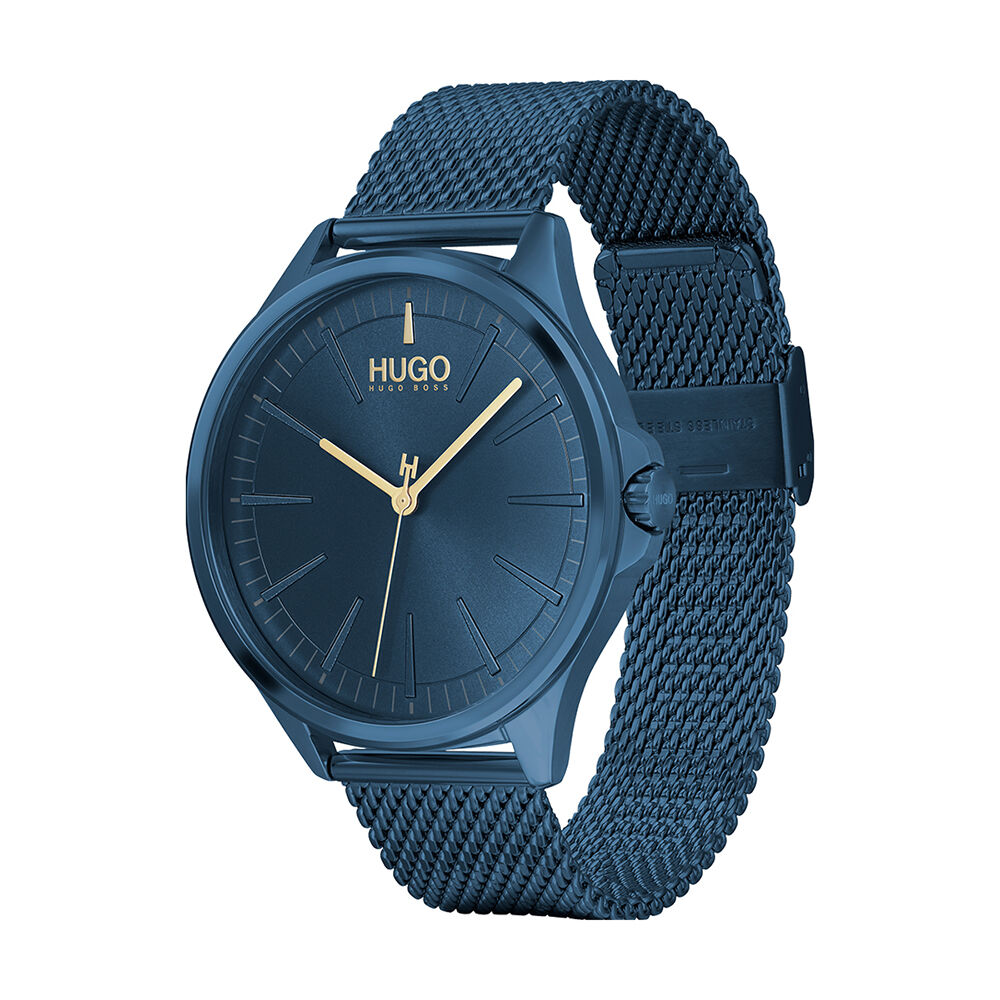 Montre Hugo Smash Bleu - Montres étanches Homme | Marc Orian