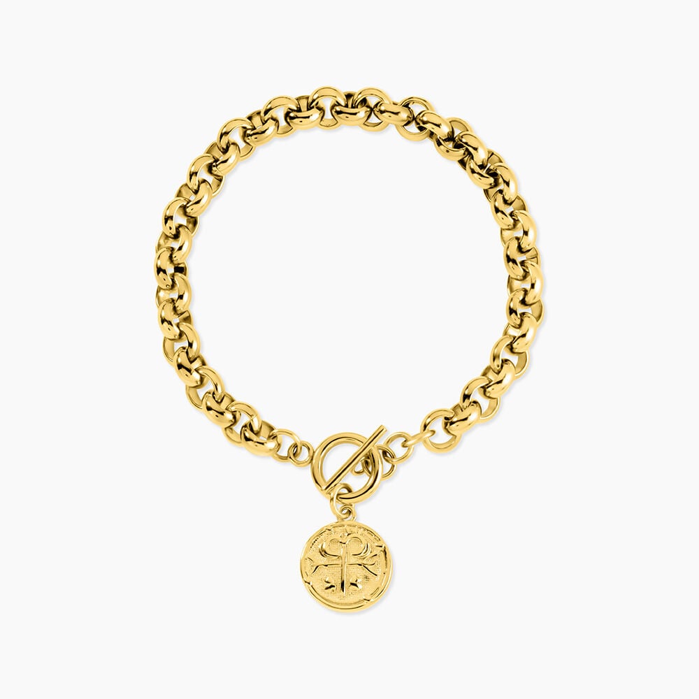 Bracelet Lexie Acier Jaune - Bracelets cha&icirc;nes Femme | Marc Orian