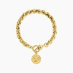 Bracelet Lexie Acier Jaune - Bracelets cha&icirc;nes Femme | Marc Orian