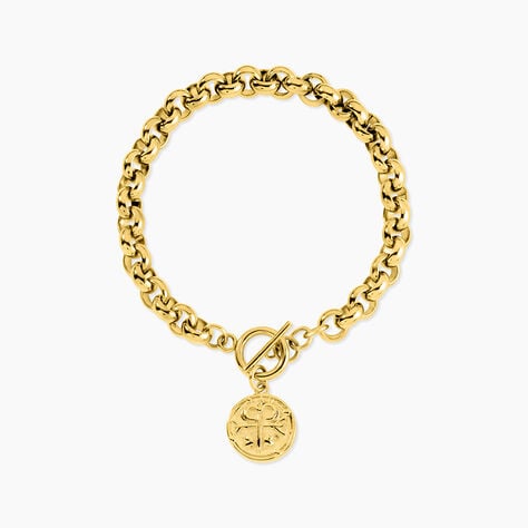 Bracelet Lexie Acier Jaune - Bracelets cha&icirc;nes Femme | Marc Orian