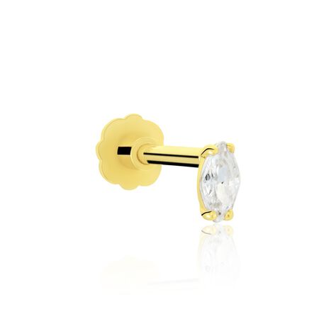 Piercing D'oreille Or Jaune Albiza Oxyde De Zirconium - Piercing Femme | Marc Orian