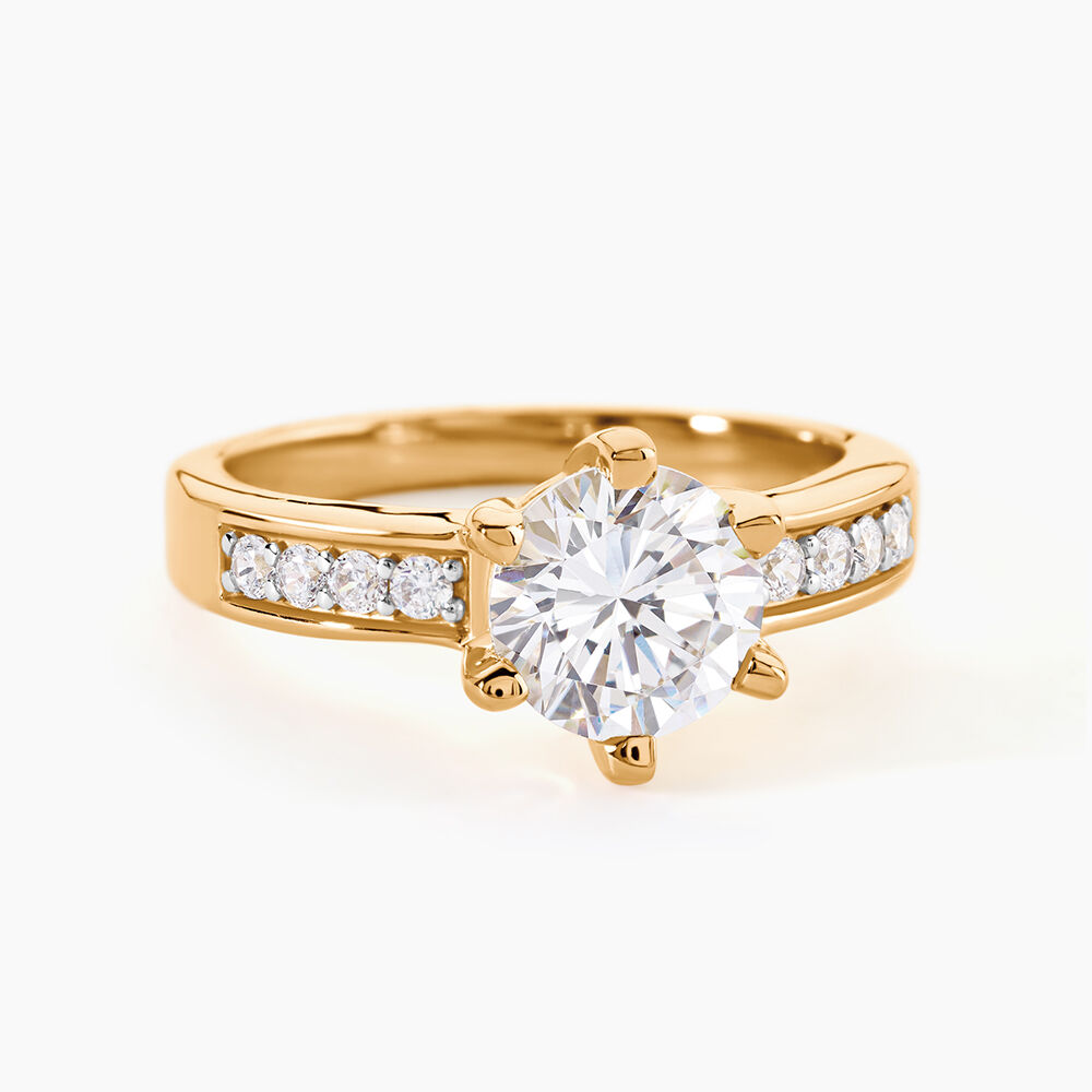 Bague Stevie Plaqu&eacute; Or Jaune Oxyde De Zirconium - Bijoux fantaisie Femme | Marc Orian