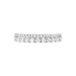 Bague The Crown Or Blanc Oxyde De Zirconium - Bagues avec pierre Femme | Marc Orian