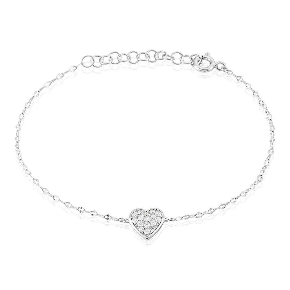 Bracelet Idan Argent Blanc Oxyde De Zirconium - Bracelets chaînes Femme | Marc Orian