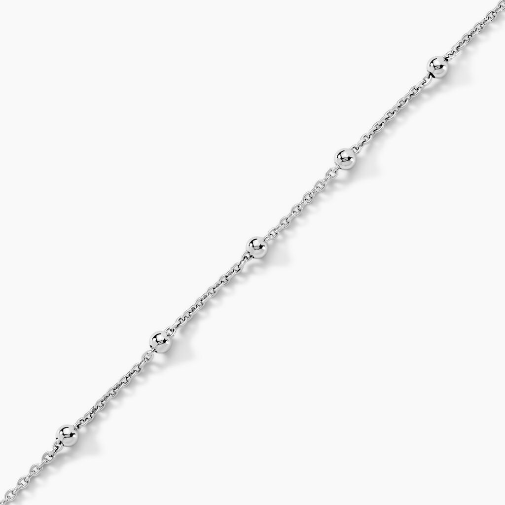 Bracelet Elea Argent Blanc - Bracelets chaînes Femme | Marc Orian