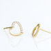 Boucles D'oreilles Puces Daria Cœur 6 Or Jaune - Pendantes Femme | Marc Orian