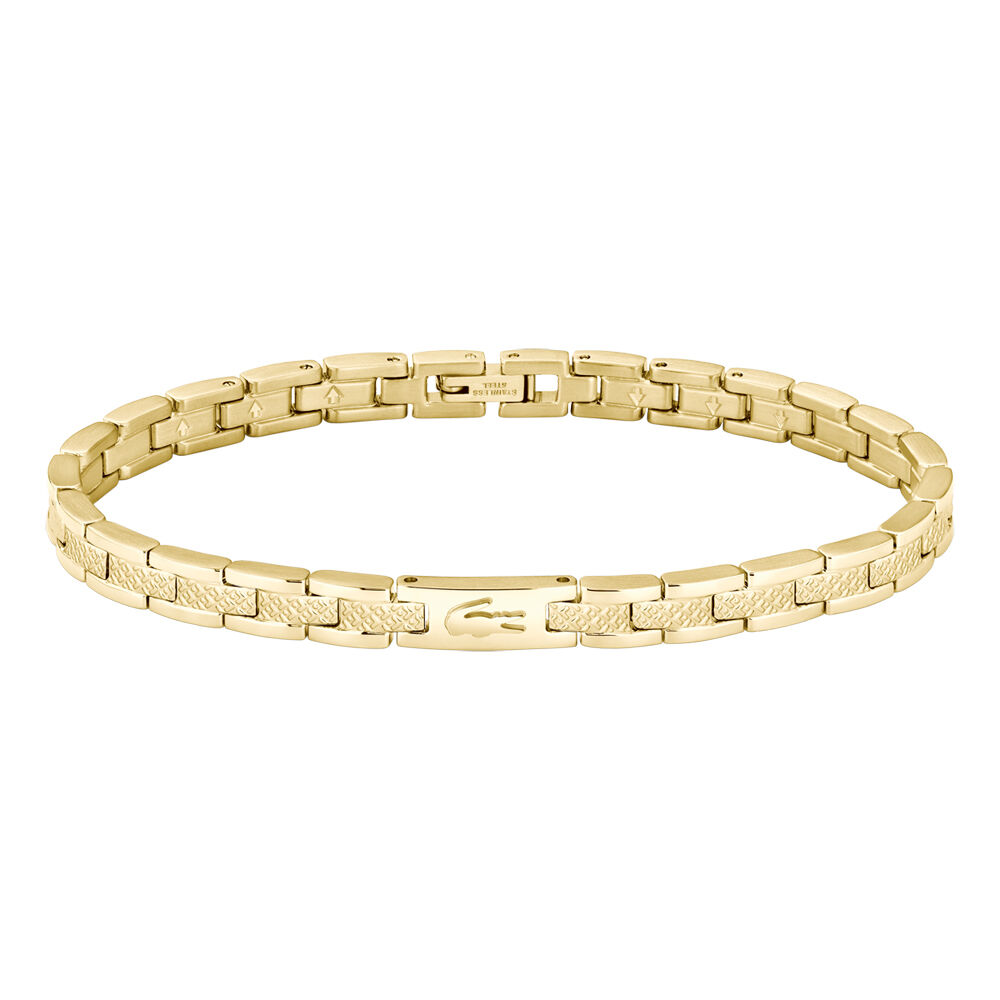 Bracelet Lacoste Metropole Acier Jaune - Bijoux Famille | Marc Orian
