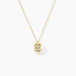 Pendentif Briitilia Or Jaune Diamant - Colliers avec pierres Femme | Marc Orian