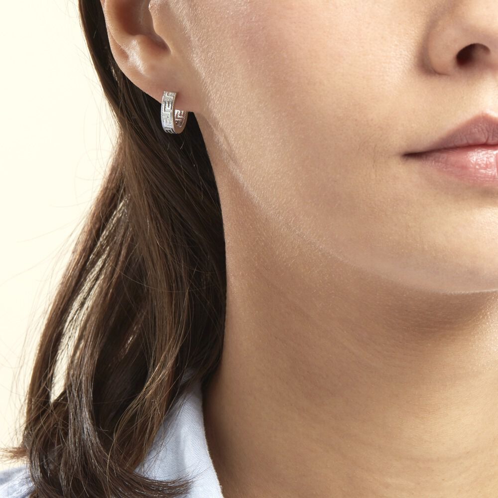 Créoles Ugenie Or Blanc - Créoles Femme | Marc Orian