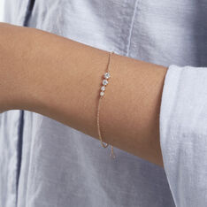 Bracelet Plaqué Or Boubou Oxydes De Zirconium - Bracelets chaînes Femme | Marc Orian
