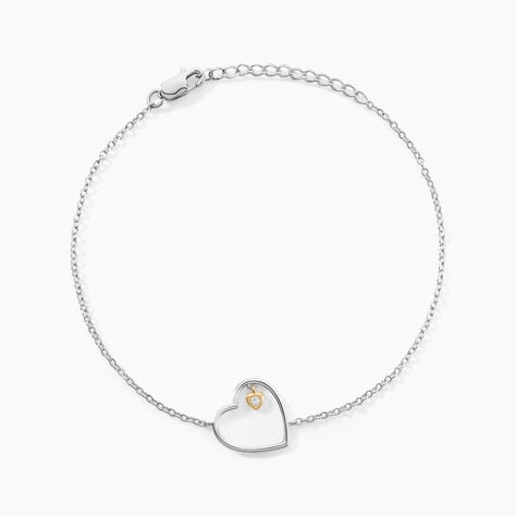 Bracelet Cleane Or Jaune Argent Blanc Oxyde De Zirconium - Bracelets cha&icirc;nes Femme | Marc Orian