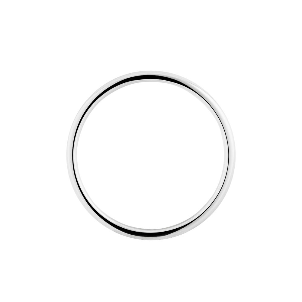 Alliance Demi Jonc Or Blanc - Alliances personnalis&eacute;es Famille | Marc Orian