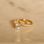 Alliance Julietta Or Jaune Oxyde De Zirconium - Alliances duo Femme | Marc Orian