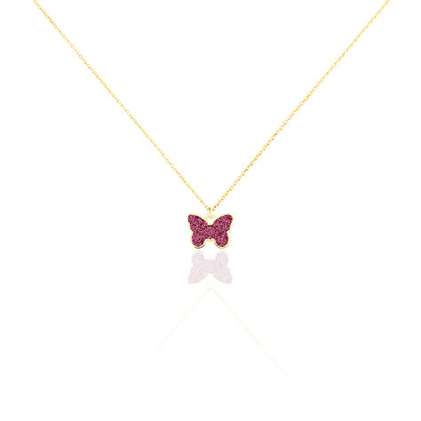 Collier Solena Papillon Or Jaune - Colliers ete Enfant | Marc Orian
