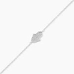 Bracelet Dorothea Argent Blanc Oxyde De Zirconium - Bracelets fantaisie Femme | Marc Orian