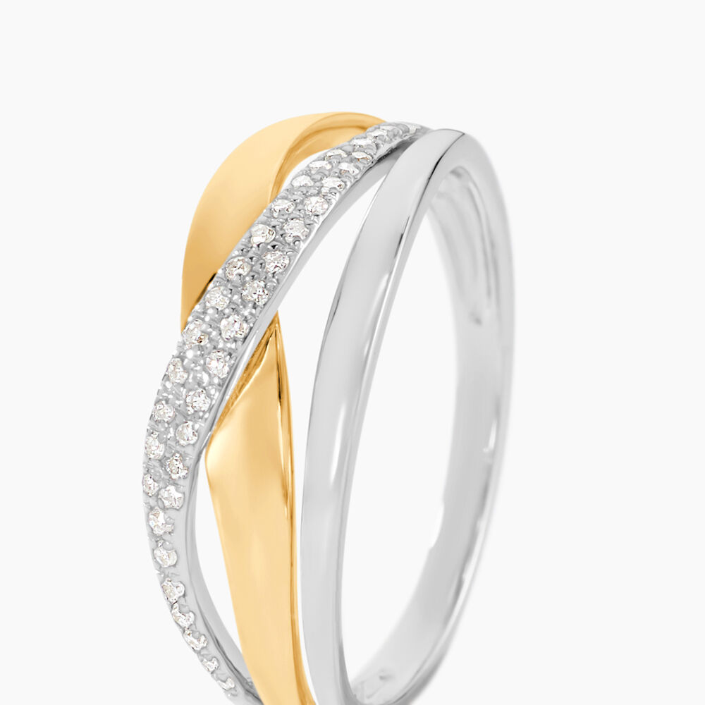 Bague Nene Or Bicolore Diamant - Bagues pierres pr&eacute;cieuses Femme | Marc Orian