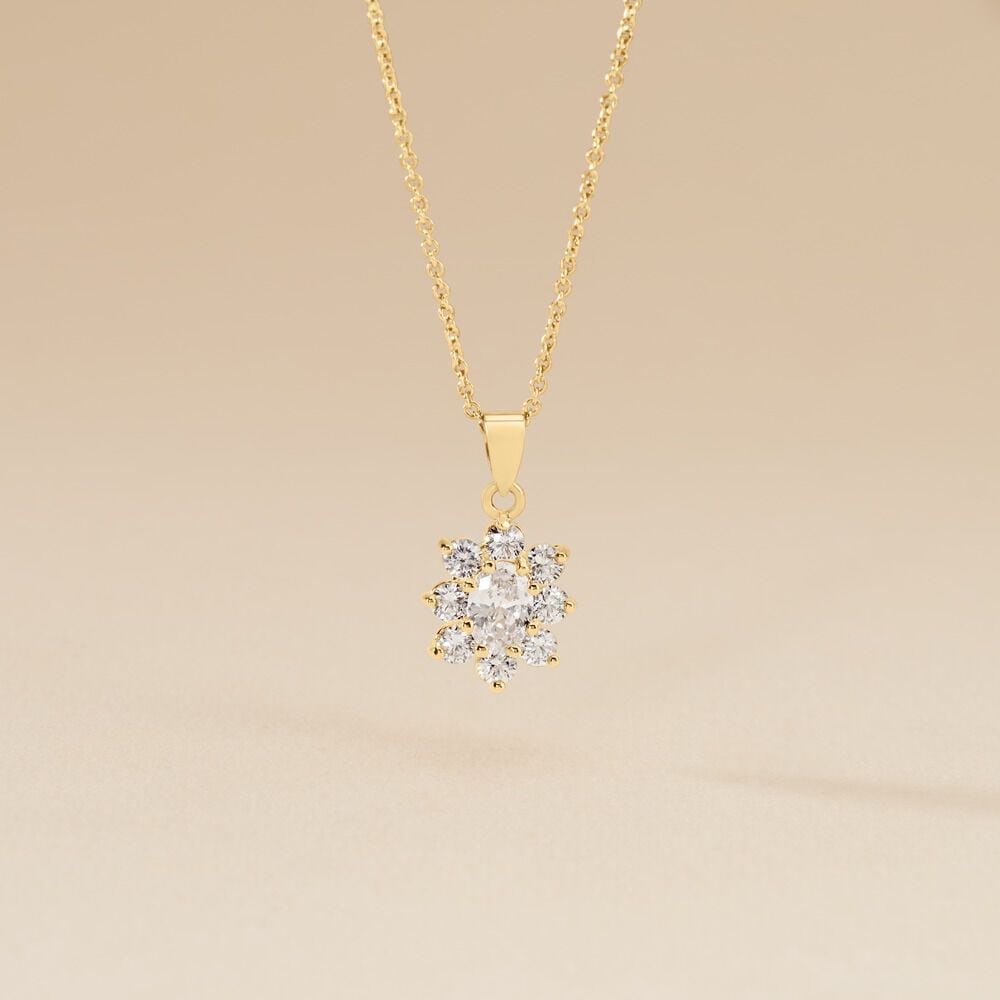 Collier Lisea Plaqué Or Oxydes De Zirconium - Colliers avec pierres Femme | Marc Orian