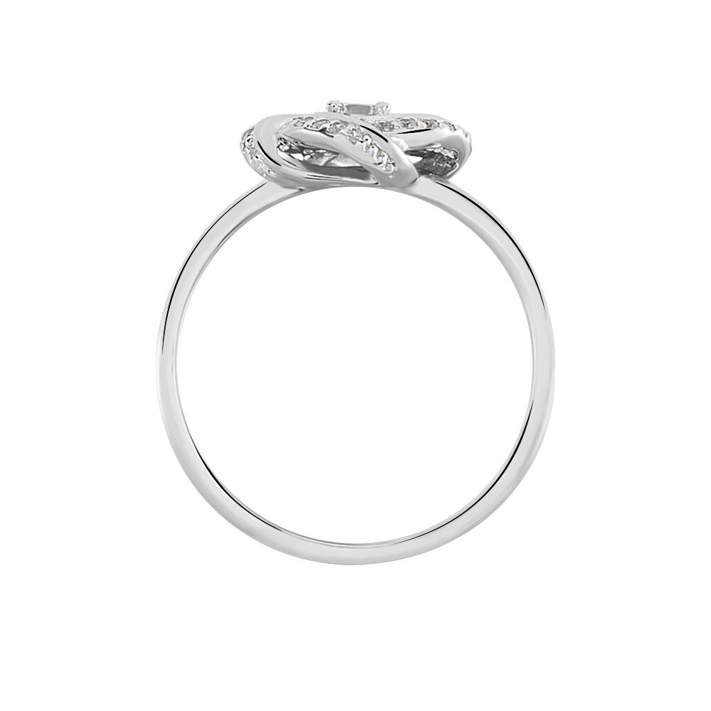 Bague Anasthase Argent Blanc Oxyde De Zirconium - Solitaires Femme | Marc Orian