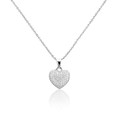 Collier Adoucha Argent Blanc Oxyde De Zirconium - Colliers avec pierres Femme | Marc Orian