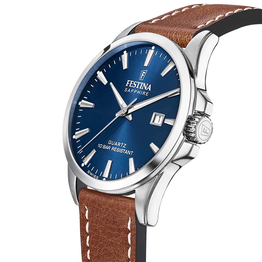 Montre Festina Swiss Made Bleu London - Montres classiques Homme | Marc Orian