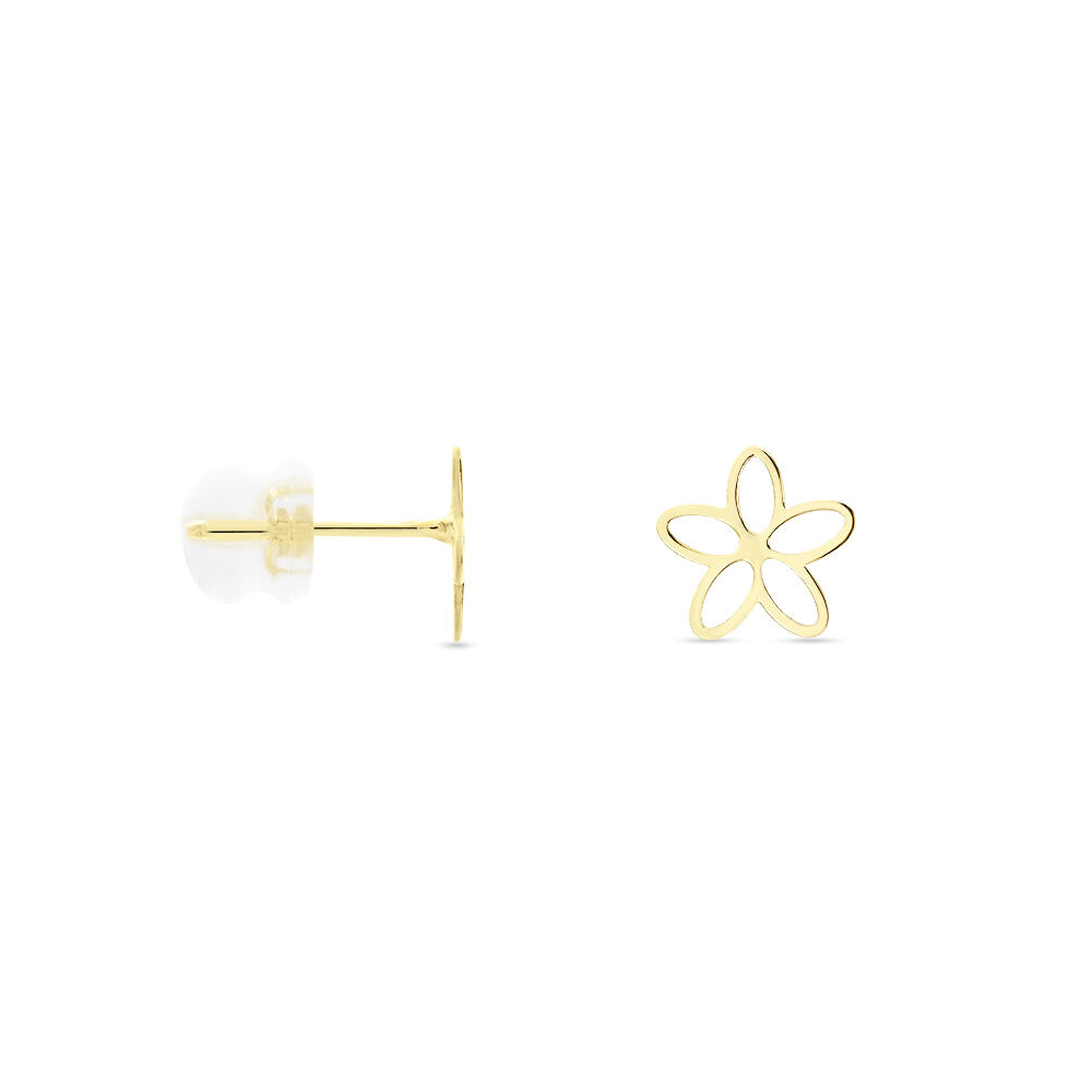 Boucles D'oreilles Puces Dacre Or Jaune - Puces Femme | Marc Orian