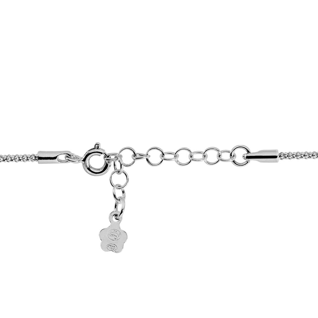 Bracelet Shirley Argent Blanc Oxyde De Zirconium - Bracelets chaînes Femme | Marc Orian