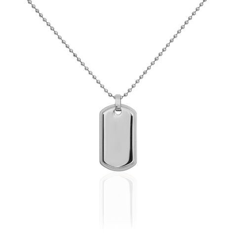 Collier Eutrope Acier Blanc - Colliers Homme | Marc Orian