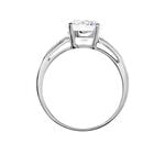Solitaire Or Blanc Oxyde De Zirconium - Solitaires Femme | Marc Orian