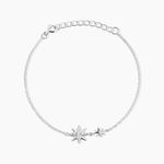 Bracelet Shanis Argent Blanc Oxyde De Zirconium - Bracelets fantaisie Femme | Marc Orian