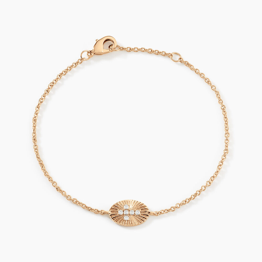 Bracelet Embrasement Plaqué Or Jaune Oxyde De Zirconium - Bracelets chaînes Femme | Marc Orian